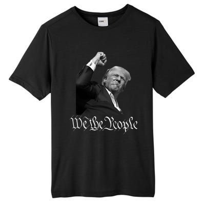 Donald Trump Raising Fist We The People Tall Fusion ChromaSoft Performance T-Shirt