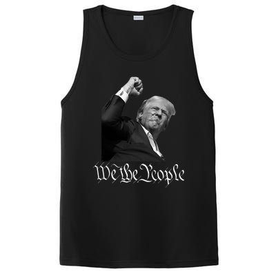 Donald Trump Raising Fist We The People PosiCharge Competitor Tank