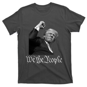 Donald Trump Raising Fist We The People T-Shirt