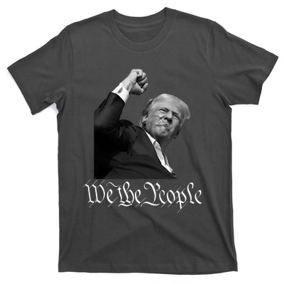 Donald Trump Raising Fist We The People T-Shirt