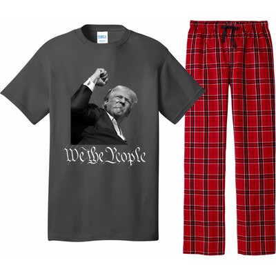 Donald Trump Raising Fist We The People Pajama Set