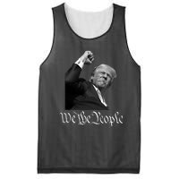 Donald Trump Raising Fist We The People Mesh Reversible Basketball Jersey Tank