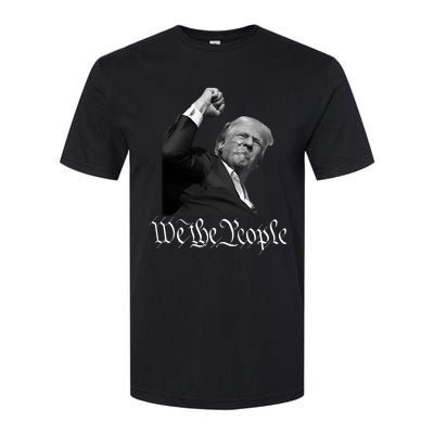 Donald Trump Raising Fist We The People Softstyle CVC T-Shirt