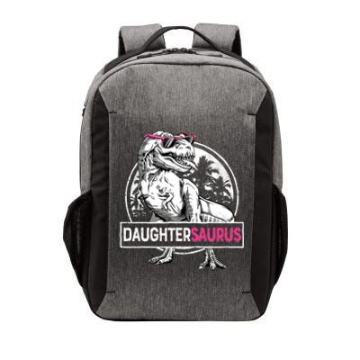 Daughtersaurus T Rex Dinosaur Funny Daughter Saurus Family Vector Backpack