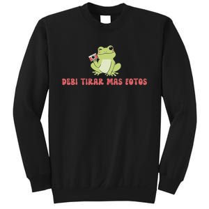 Debi Tirar Retro Mas Fotos Album Frog Lover Design Sweatshirt