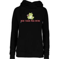 Debi Tirar Retro Mas Fotos Album Frog Lover Design Womens Funnel Neck Pullover Hood