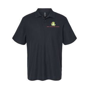 Debi Tirar Retro Mas Fotos Album Frog Lover Design Softstyle Adult Sport Polo