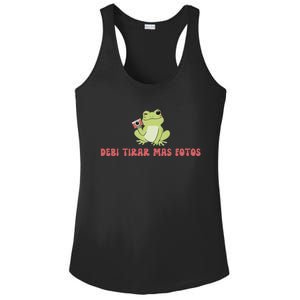 Debi Tirar Retro Mas Fotos Album Frog Lover Design Ladies PosiCharge Competitor Racerback Tank