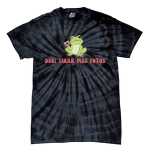 Debi Tirar Retro Mas Fotos Album Frog Lover Design Tie-Dye T-Shirt