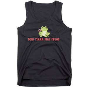 Debi Tirar Retro Mas Fotos Album Frog Lover Design Tank Top