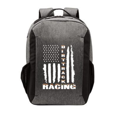 Dirt Track Racing American Flag Funny Mud Design Vector Backpack