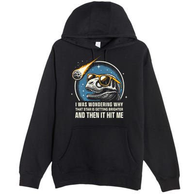 Dinosaur T Rex Novelty Funny Dinosaur Premium Pullover Hoodie