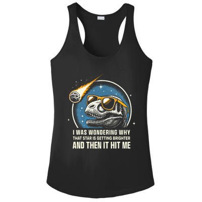 Dinosaur T Rex Novelty Funny Dinosaur Ladies PosiCharge Competitor Racerback Tank