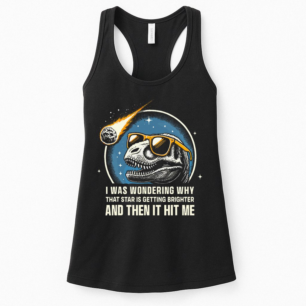 Dinosaur T Rex Novelty Funny Dinosaur Womens Tank Top