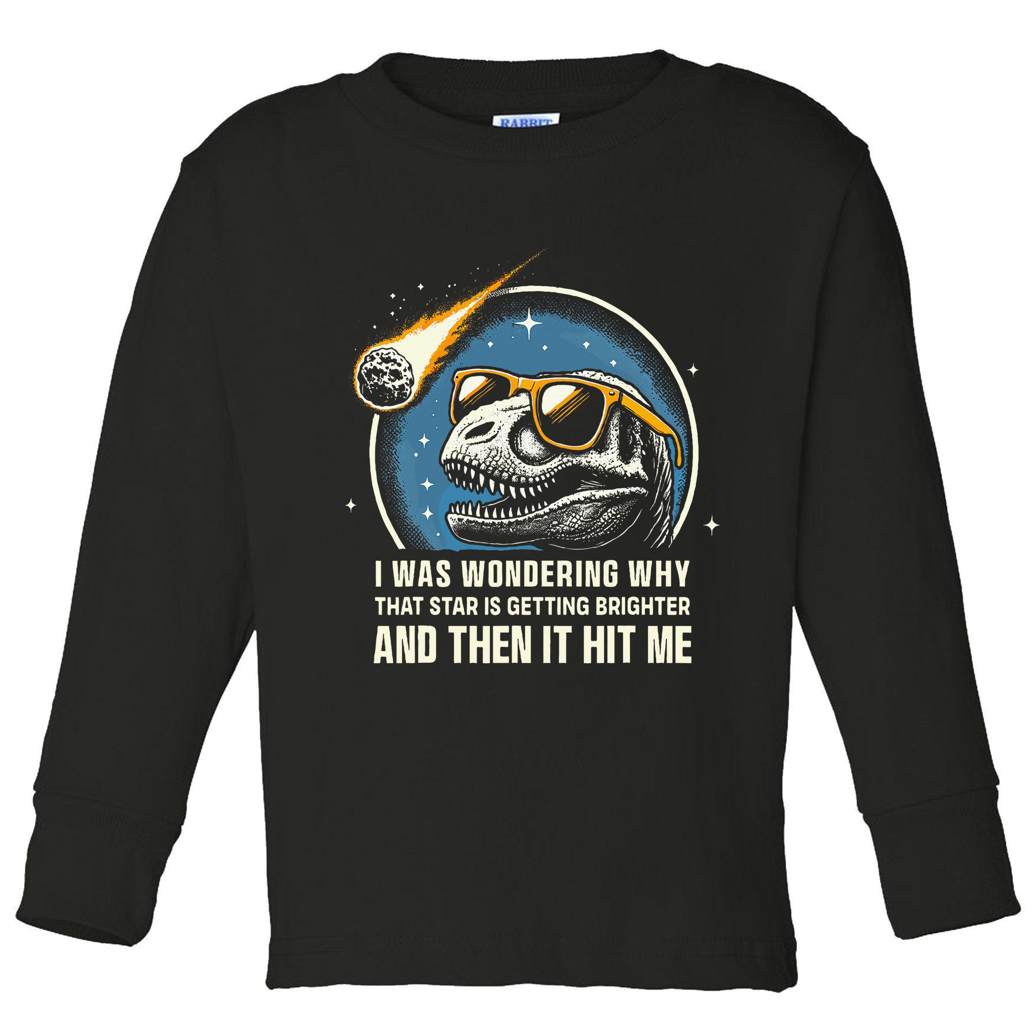 Dinosaur T Rex Novelty Funny Dinosaur Toddler Long Sleeve Shirt