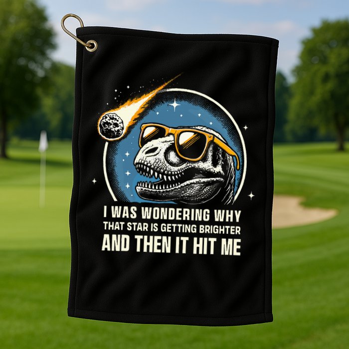 Dinosaur T Rex Novelty Funny Dinosaur Golf Towel