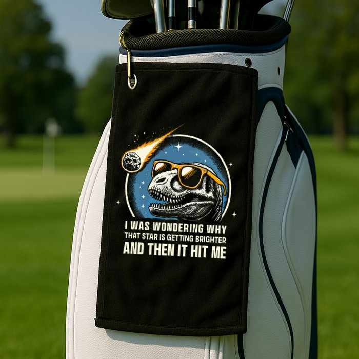 Dinosaur T Rex Novelty Funny Dinosaur Golf Towel