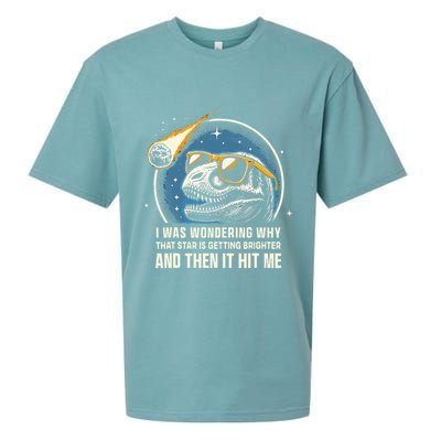 Dinosaur T Rex Novelty Funny Dinosaur Sueded Cloud Jersey T-Shirt