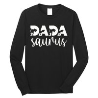 Dadasaurus T rex Dinosaur Funny Dada Saurus Mother's Family Long Sleeve Shirt