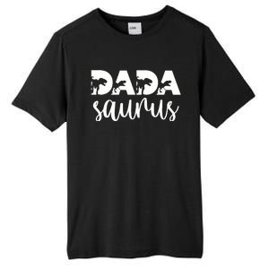 Dadasaurus T rex Dinosaur Funny Dada Saurus Mother's Family Tall Fusion ChromaSoft Performance T-Shirt