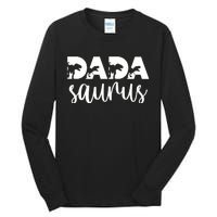 Dadasaurus T rex Dinosaur Funny Dada Saurus Mother's Family Tall Long Sleeve T-Shirt