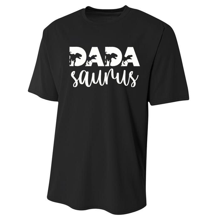 Dadasaurus T rex Dinosaur Funny Dada Saurus Mother's Family Performance Sprint T-Shirt