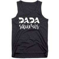 Dadasaurus T rex Dinosaur Funny Dada Saurus Mother's Family Tank Top