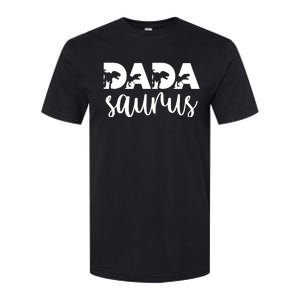 Dadasaurus T rex Dinosaur Funny Dada Saurus Mother's Family Softstyle CVC T-Shirt