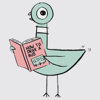 Driven To Read Pigeon Library Reading Books Womens Funnel Neck Pullover Hood