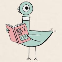Driven To Read Pigeon Library Reading Books Garment-Dyed Women's Muscle Tee