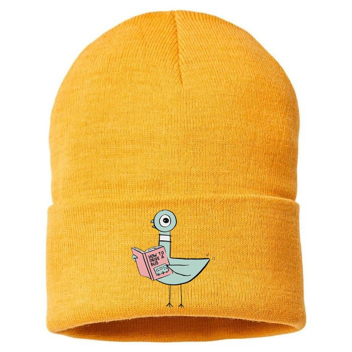 Driven To Read Pigeon Library Reading Books Sustainable Knit Beanie