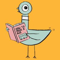 Driven To Read Pigeon Library Reading Books Pom Pom 12in Knit Beanie