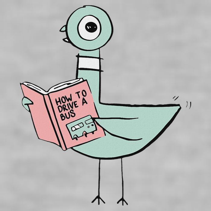 Driven To Read Pigeon Library Reading Books Ladies PosiCharge Tri-Blend Wicking Tank