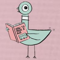 Driven To Read Pigeon Library Reading Books 25L Jumbo Tote