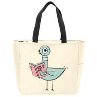 Driven To Read Pigeon Library Reading Books Zip Tote Bag