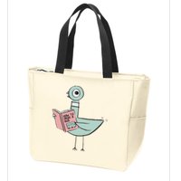 Driven To Read Pigeon Library Reading Books Zip Tote Bag