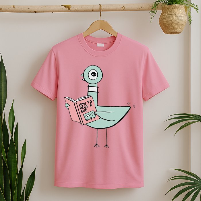 Driven To Read Pigeon Library Reading Books T-Shirt