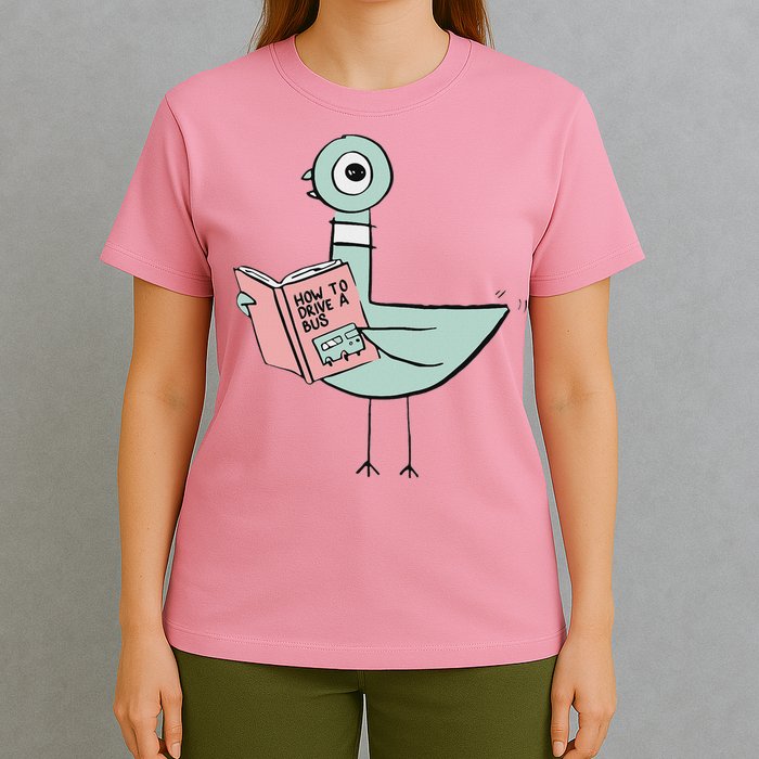 Driven To Read Pigeon Library Reading Books T-Shirt