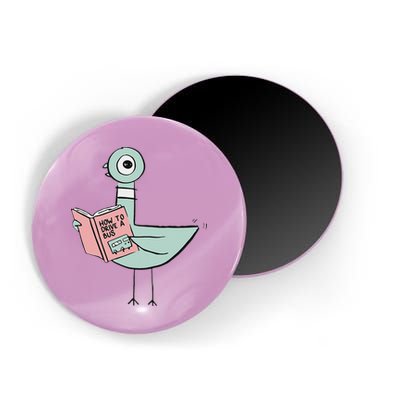 Driven To Read Pigeon Library Reading Books Magnet