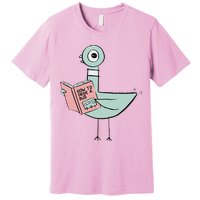 Driven To Read Pigeon Library Reading Books Premium T-Shirt