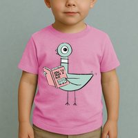 Driven To Read Pigeon Library Reading Books Toddler T-Shirt