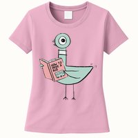 Driven To Read Pigeon Library Reading Books Womens T-Shirt