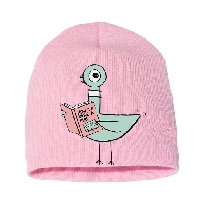 Driven To Read Pigeon Library Reading Books Short Acrylic Beanie