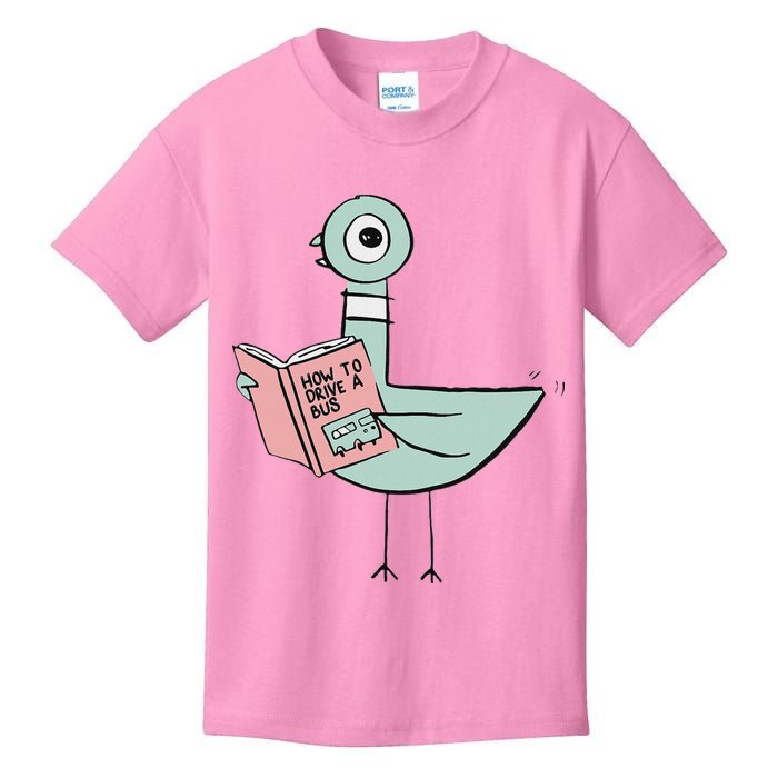 Driven To Read Pigeon Library Reading Books Kids T-Shirt