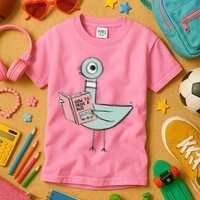 Driven To Read Pigeon Library Reading Books Kids T-Shirt