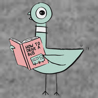 Driven To Read Pigeon Library Reading Books Hooded Wearable Blanket