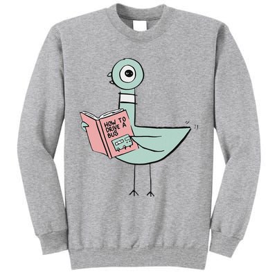 Driven To Read Pigeon Library Reading Books Tall Sweatshirt