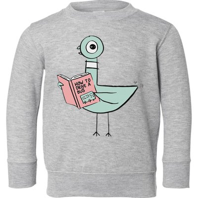 Driven To Read Pigeon Library Reading Books Toddler Sweatshirt