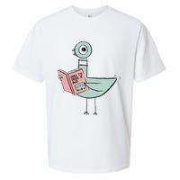 Driven To Read Pigeon Library Reading Books Sueded Cloud Jersey T-Shirt