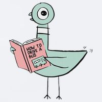 Driven To Read Pigeon Library Reading Books Sueded Cloud Jersey T-Shirt